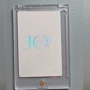 Dior Joy Joker Playing Card With Case Holographic Authentic New